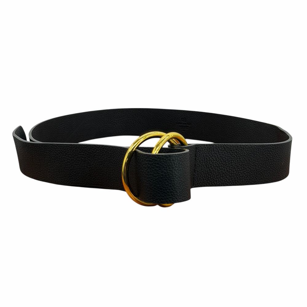 B-Low The Belt Tumble Vegan Leather Wrap Belt Women L/XL Black Modern Minimalist - Picture 2 of 11